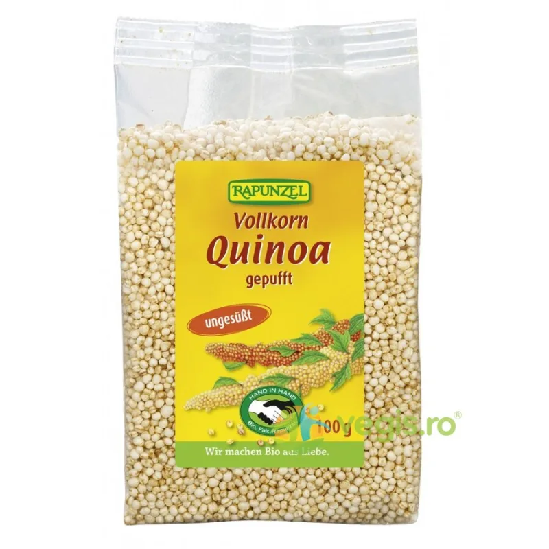 Quinoa Integrala Expandata Ecologica/Bio 100g Rapunzel — preț și oferte