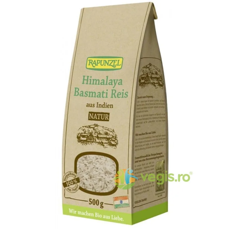 Orez Original Basmati Natur Ecologic/Bio 500g Rapunzel — preț și oferte