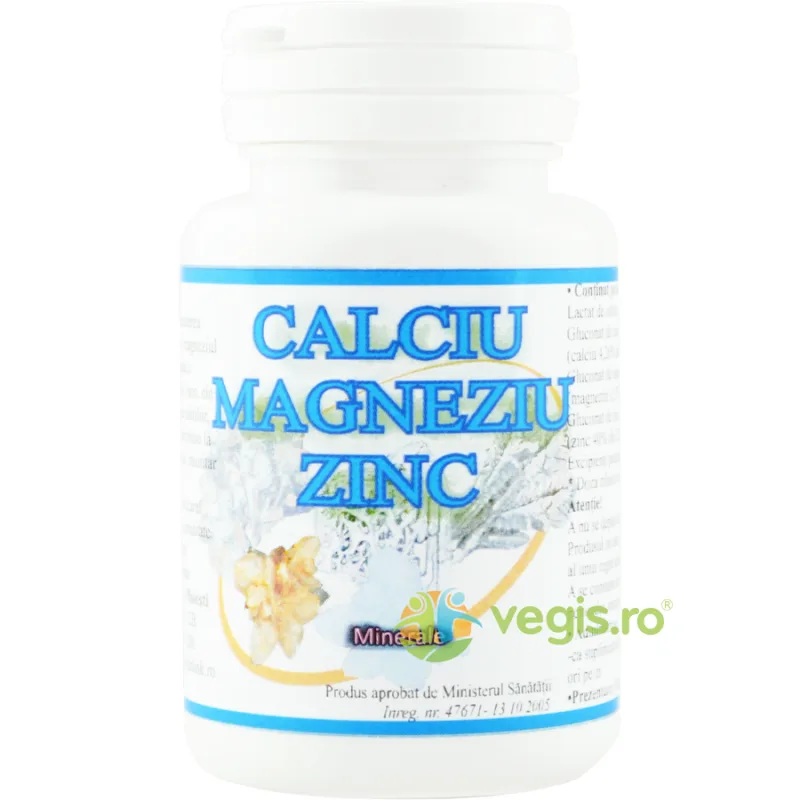 Calciu Magneziu si Zinc 50cpr VIVA PHARMA — preț și oferte