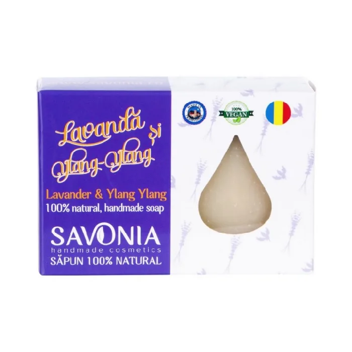 Sapun Natural Lavanda si Ylang Ylang, 90g, Savonia — preț și oferte