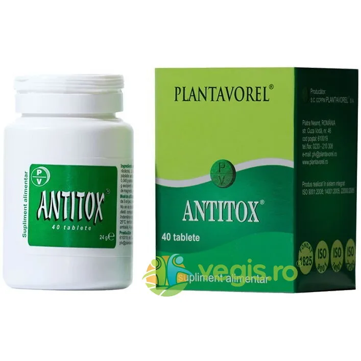 Antitox 40cpr PLANTAVOREL — preț și oferte