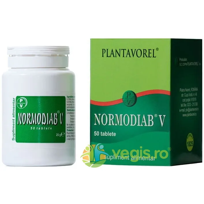 Normodiab 50cpr PLANTAVOREL — preț și oferte