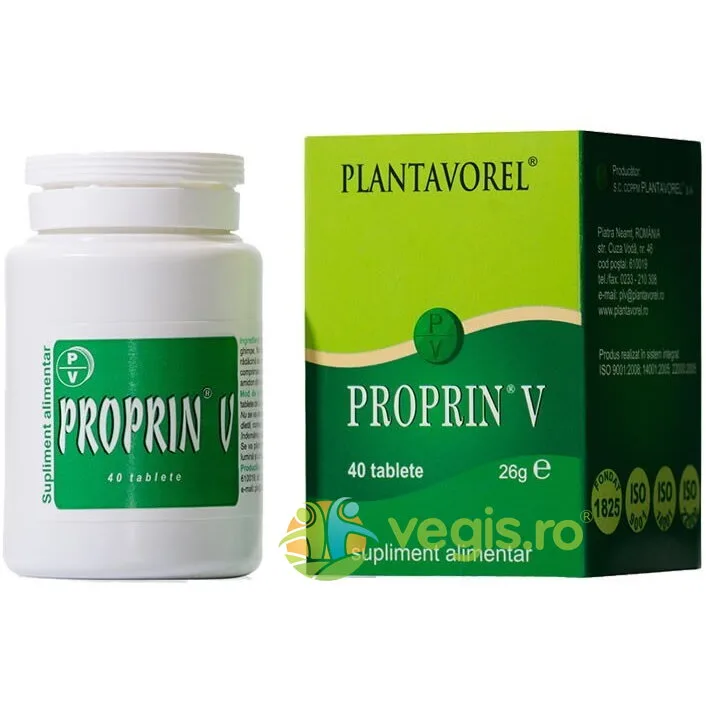 Proprin 40cpr PLANTAVOREL — preț și oferte