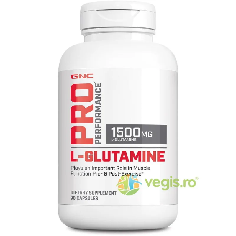 L-Glutamine 1500mg Pro Performance 90cps GNC — preț și oferte