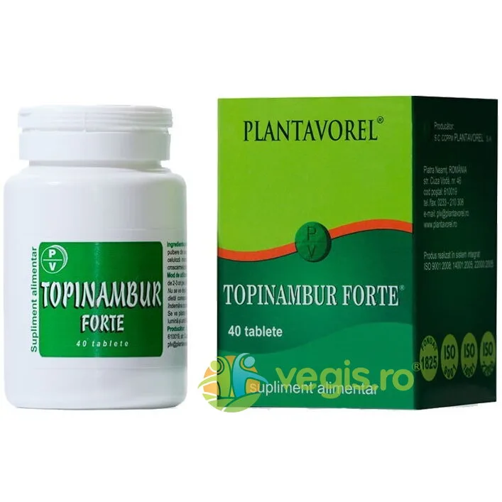 Topinambur Forte 40cpr PLANTAVOREL — preț și oferte