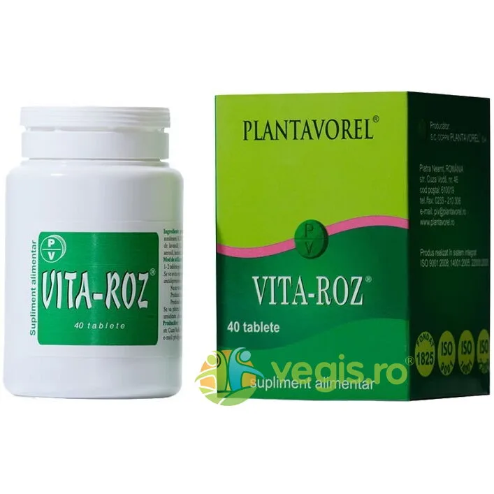 Vita Roz 40cps PLANTAVOREL — preț și oferte