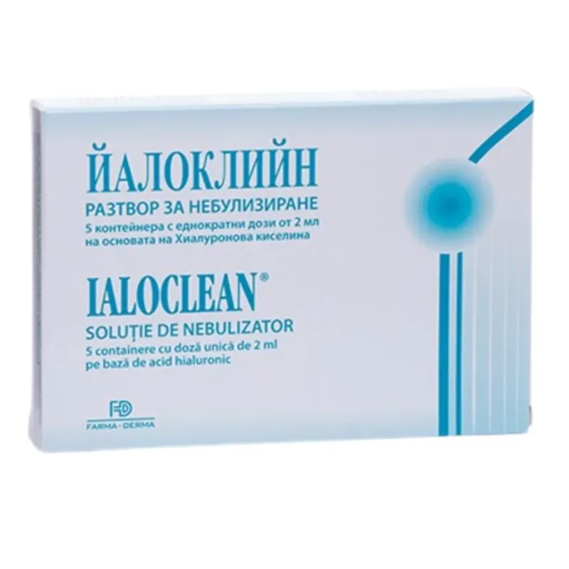 Solutie de nebulizare sterila Ialoclean, 5 monodoze, Naturpharma — preț și oferte