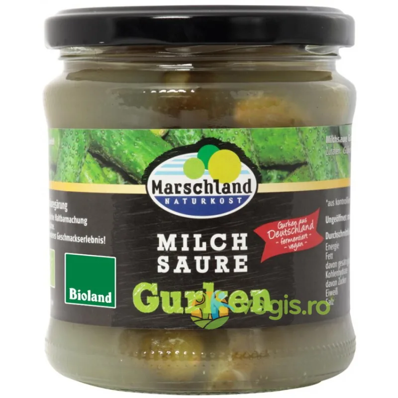 Castraveti in Saramura Ecologici/Bio 330g MARSCHLAND — preț și oferte