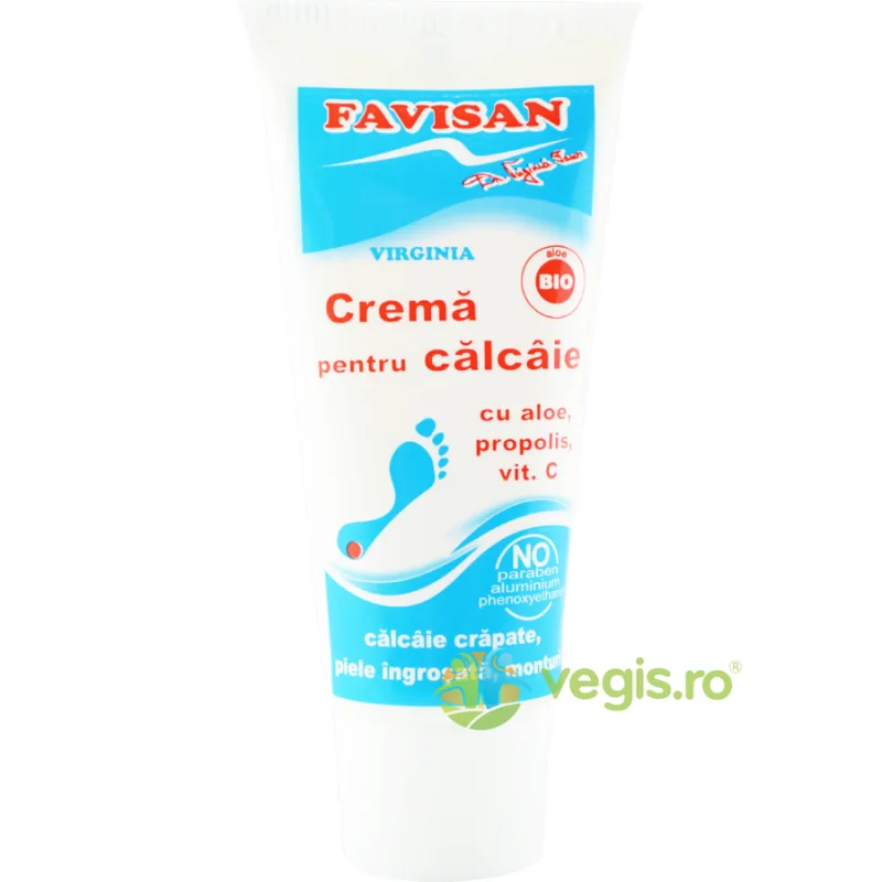 Crema pentru Calcaie cu Aloe, Propolis si Vitamina C Virginia 40ml — preț și oferte