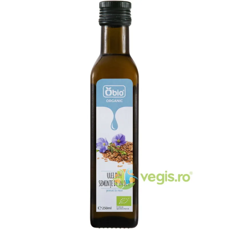 Ulei din Seminte de In Ecologic/Bio 250ml OBio — preț și oferte