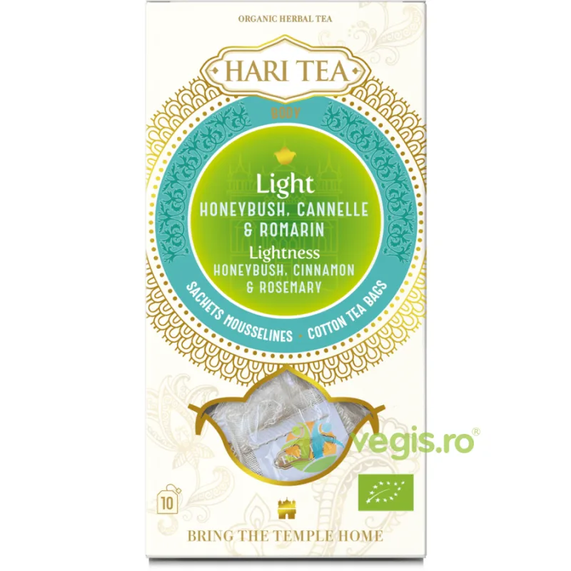 Ceai Honeybush cu Scortisoara si Rozmarin Lightness Ecologic/Bio 10dz HARI TEA — preț și oferte