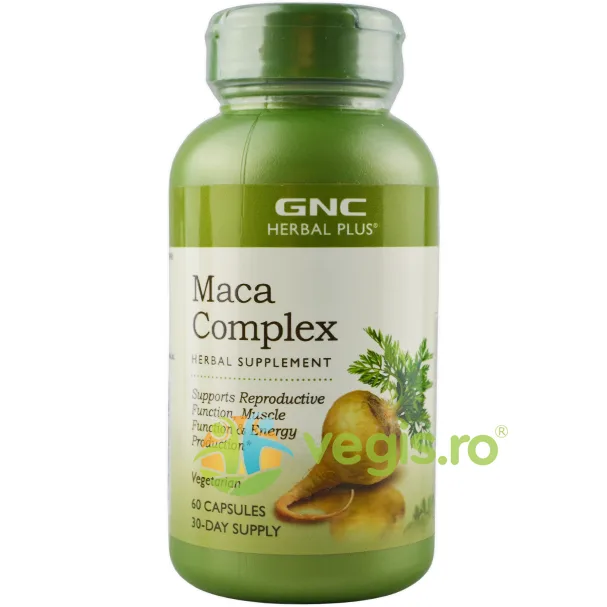 Maca Complex Herbal Plus 60cps GNC — preț și oferte