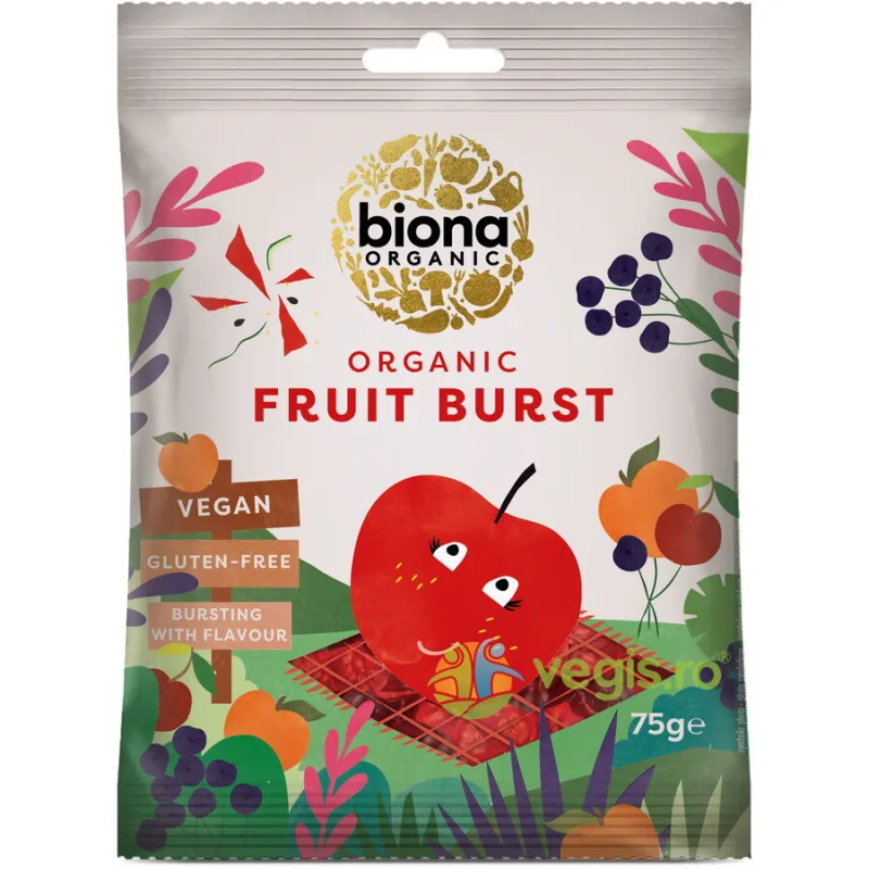 Jeleuri Fruit Burst fara Gluten Ecologice/Bio 75g BIONA — preț și oferte