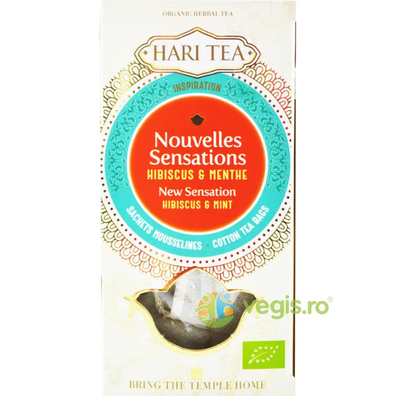 Ceai cu Hibiscus si Menta New Sensation Ecologic/Bio 10dz HARI TEA — preț și oferte