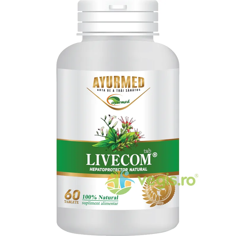 Livecom Protector Hepatic 60tb AYURMED — preț și oferte