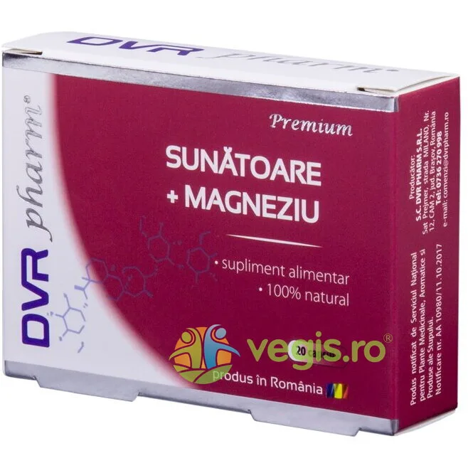 Sunatoare + Magneziu 20cps DVRPharm — preț și oferte