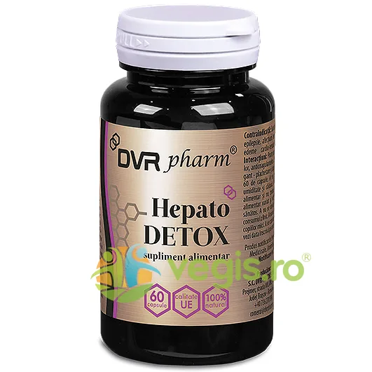 Hepato Detox 60cps DVRPharm — preț și oferte