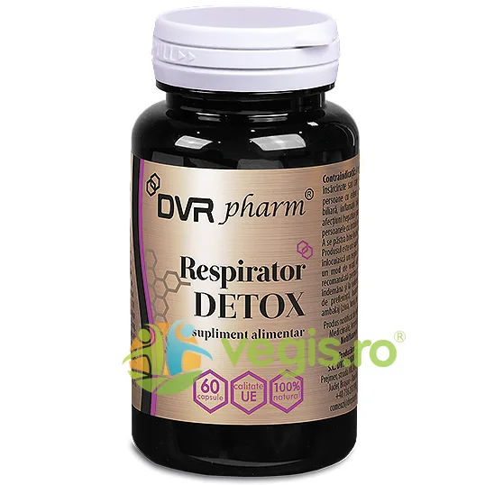 Respirator Detox 60cps DVRPharm — preț și oferte