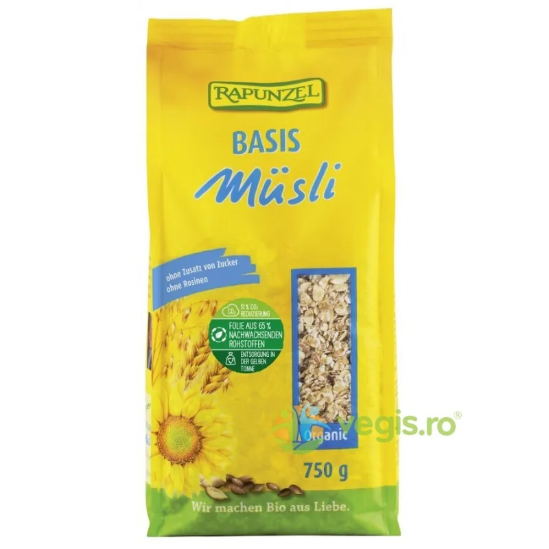 Musli de Baza Ecologic/Bio 750g Rapunzel — preț și oferte