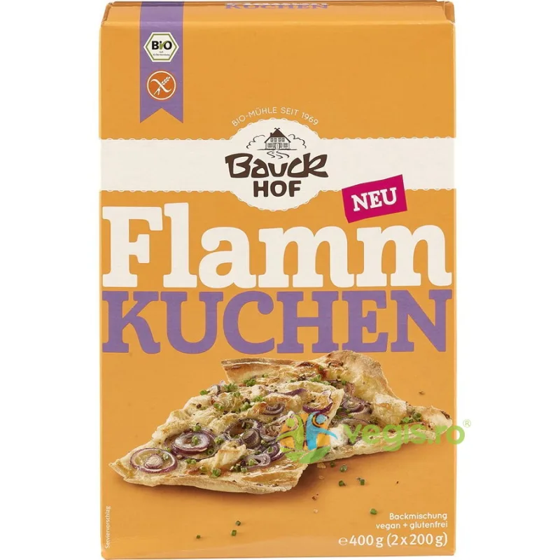 Mix de Faina pentru Tarta de Ovaz Flambee Ecologic/Bio 400g BAUCKHOF — preț și oferte