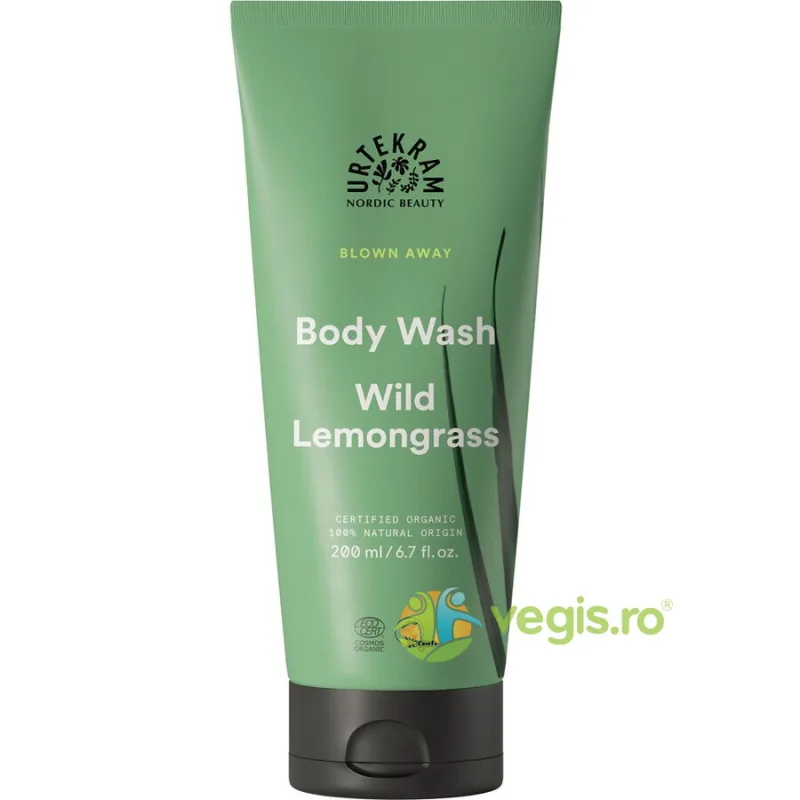 Gel de Dus cu Lemongras Salbatic Bio 200ml URTEKRAM — preț și oferte