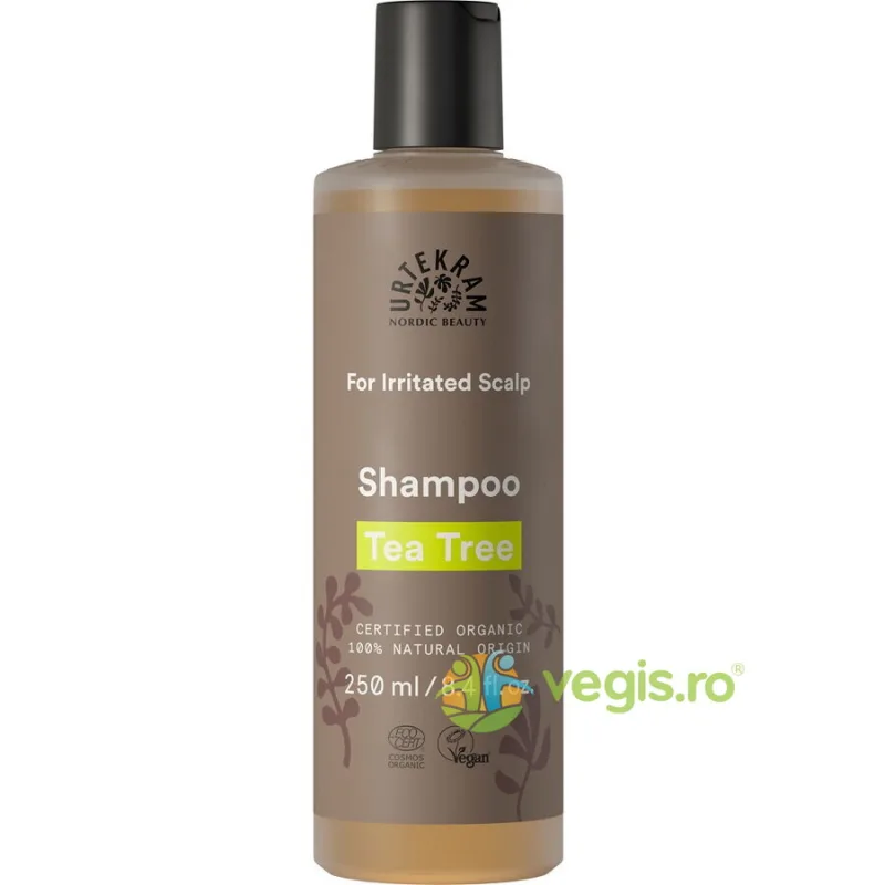 Sampon cu Arbore de Ceai pentru Scalp Iritat Bio 250ml URTEKRAM — preț și oferte
