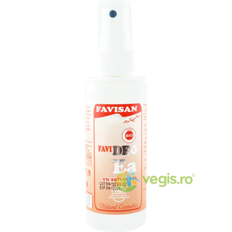 Deodorant pentru Ea cu Ulei de Salvie Favideo 100ml Favisan — preț și oferte
