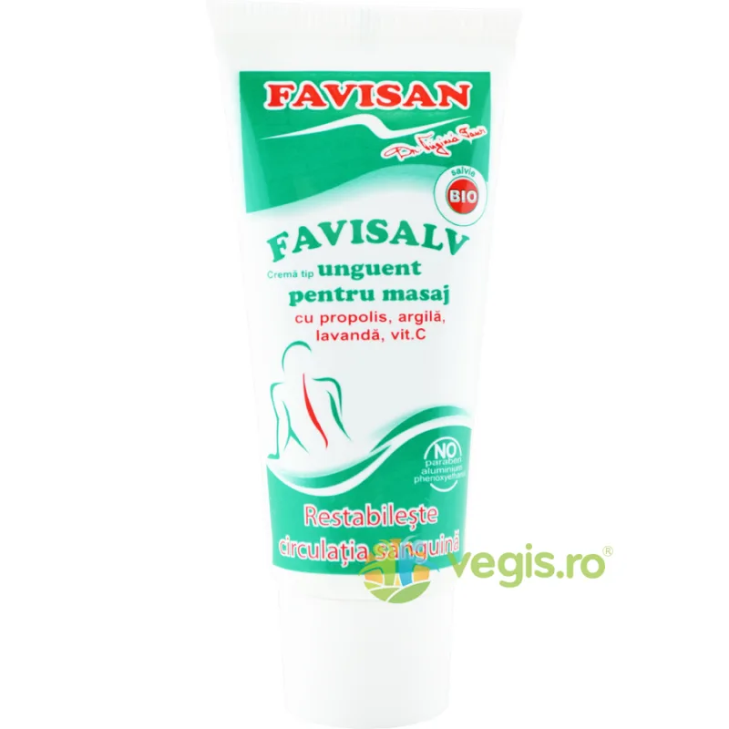 Favisalv Unguent pentru Masaj cu Propolis si Argila 40ml Favisan — preț și oferte