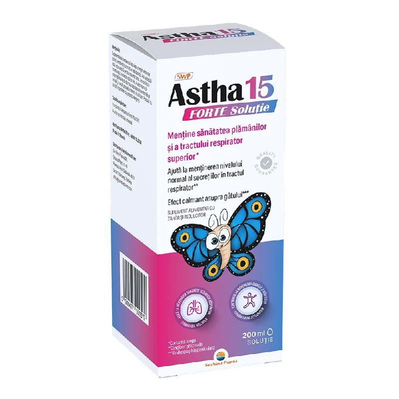 Sirop Astha 15 Forte, 200 ml, Sun Wave Pharma — preț și oferte