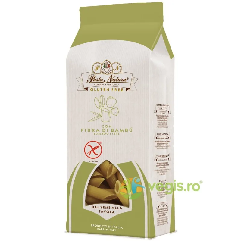Paste Maccheroni cu Bambus fara Gluten 250g PASTA NATURA — preț și oferte