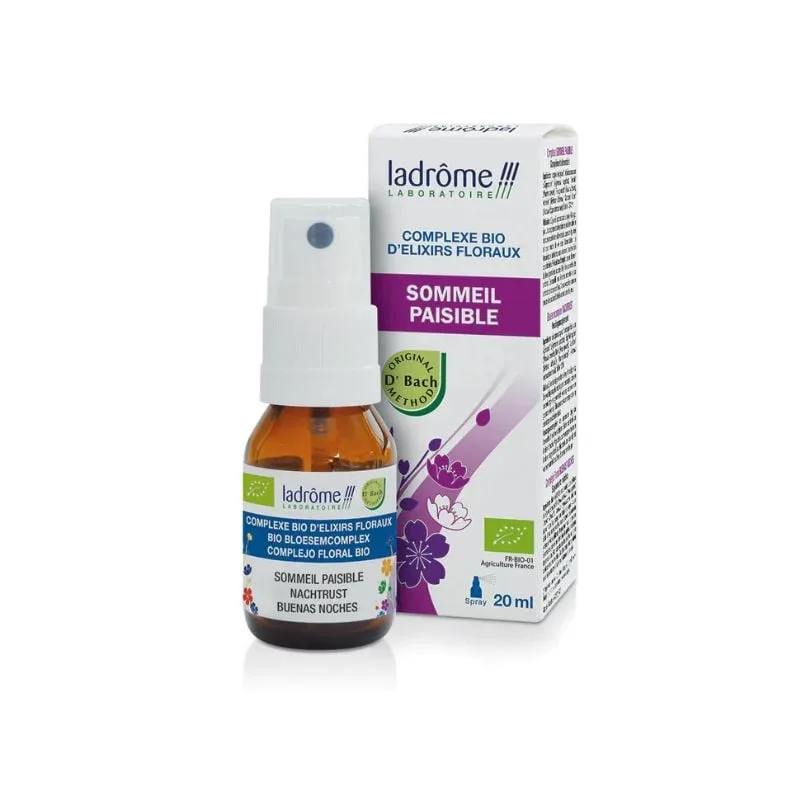 Complex bio din elixiruri florale Bach Somn linistit, 20 ml, Ladrome Laboratoire — preț și oferte