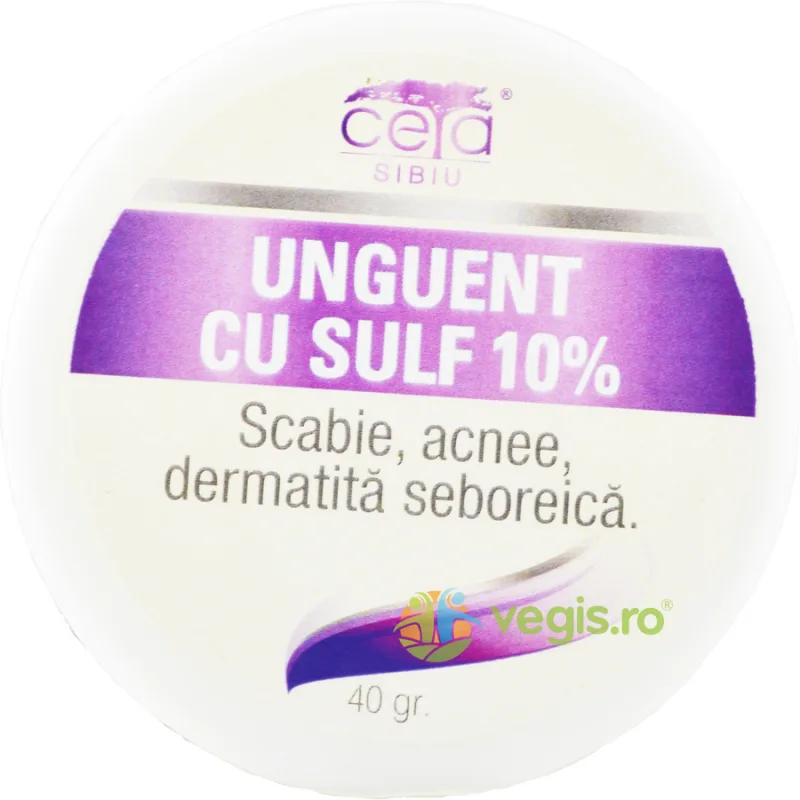 Unguent cu Sulf 10% 40g Ceta Sibiu — preț și oferte