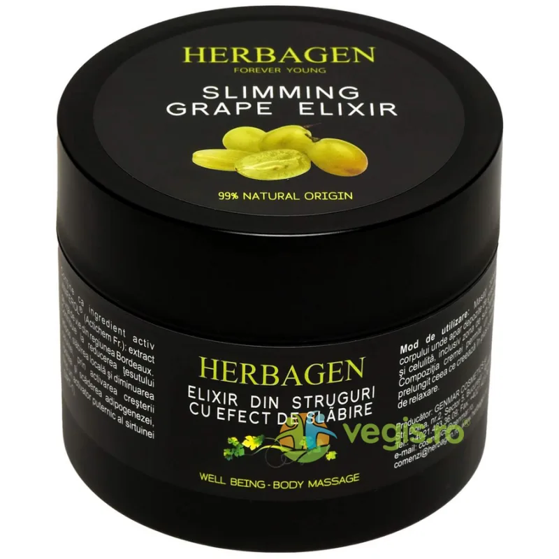 Crema Elixir din Struguri cu Efect de Slabire 200g — preț și oferte