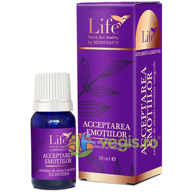 Acceptarea Emotiilor - Amestec de Uleiuri Esentiale pentru Uz Intern 10ml BIONOVATIV — preț și oferte