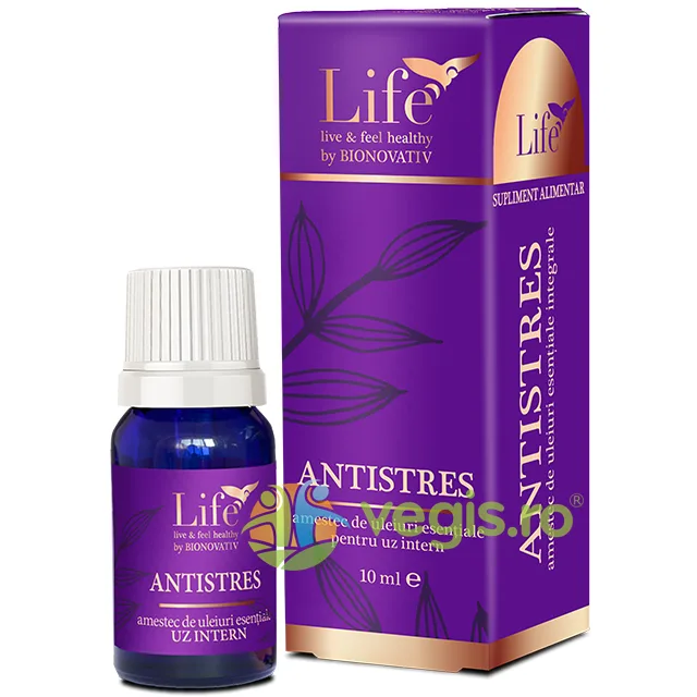 Antistres - Amestec de Uleiuri Esentiale pentru Uz Intern 10ml BIONOVATIV — preț și oferte
