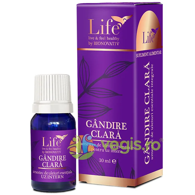 Gandire Clara - Amestec de Uleiuri Esentiale pentru Uz Intern 10ml BIONOVATIV — preț și oferte