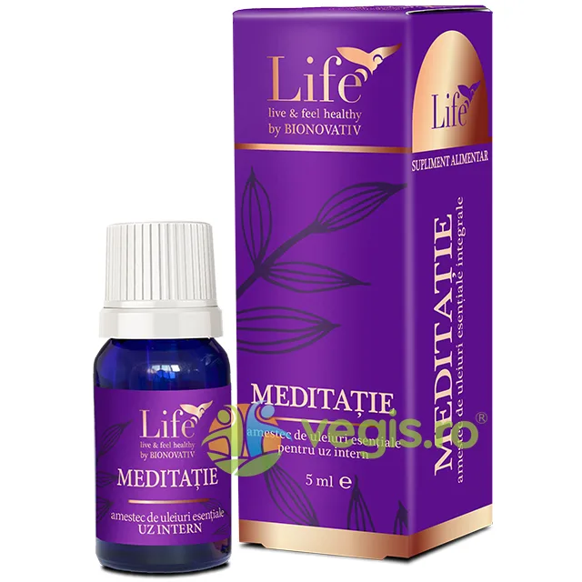 Meditatie - Amestec de Uleiuri Esentiale pentru Uz Intern 5ml BIONOVATIV — preț și oferte