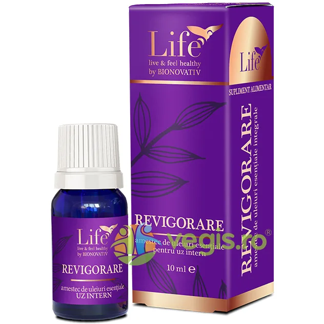 Revigorare - Amestec de Uleiuri Esentiale pentru Uz Intern 10ml BIONOVATIV — preț și oferte