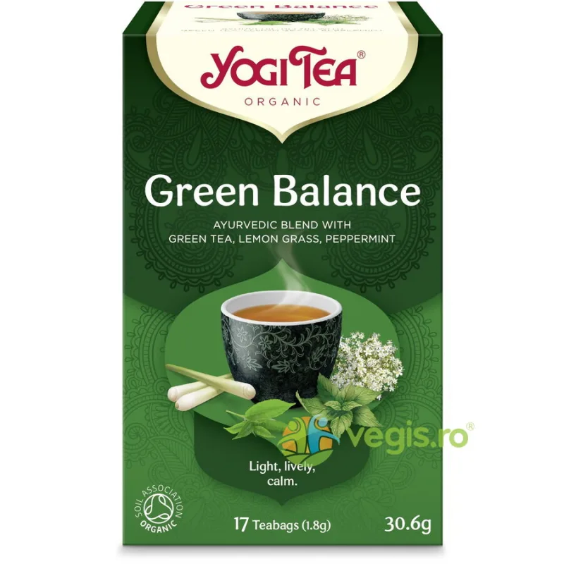 Ceai Green Balance Ecologic/Bio 17dz YOGI TEA — preț și oferte