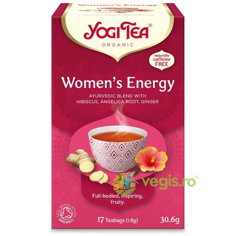 Ceai Energie pentru Femei (Women's Energy) Ecologic/Bio 17dz YOGI TEA — preț și oferte