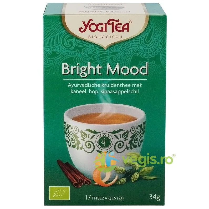 Ceai Buna Dispozitie (Bright Mood) Ecologic/Bio 17dz YOGI TEA — preț și oferte