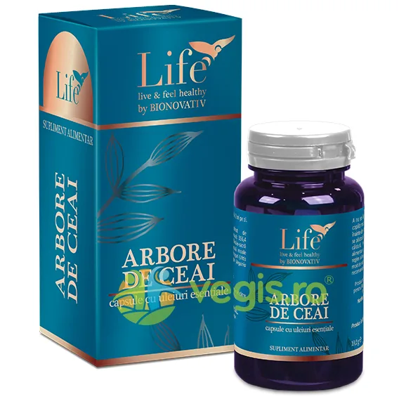 Arbore de Ceai (Capsule cu Uleiuri Esentiale) 30cps BIONOVATIV — preț și oferte
