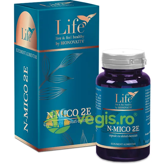 N-MICO 2E (Capsule cu Uleiuri Esentiale) 30cps BIONOVATIV — preț și oferte