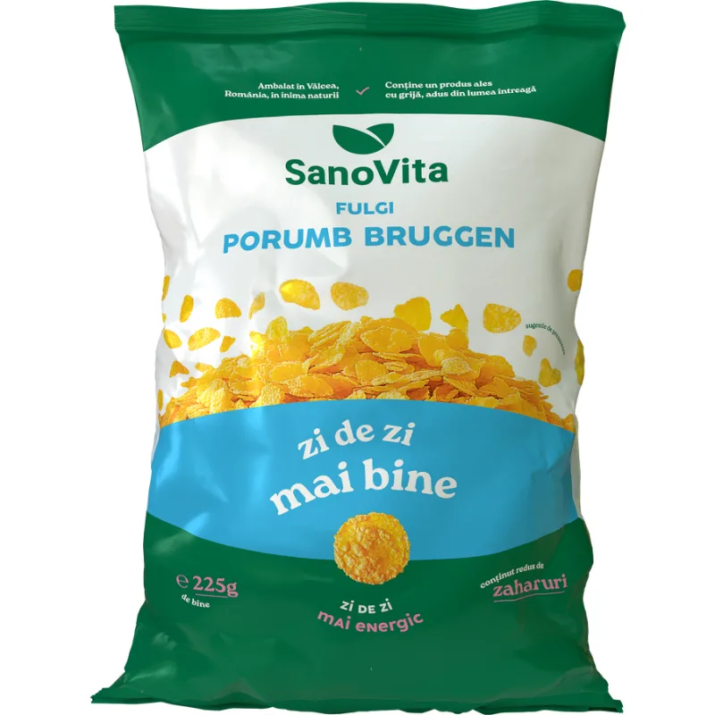 Fulgi de Porumb Bruggen 225g SANOVITA — preț și oferte
