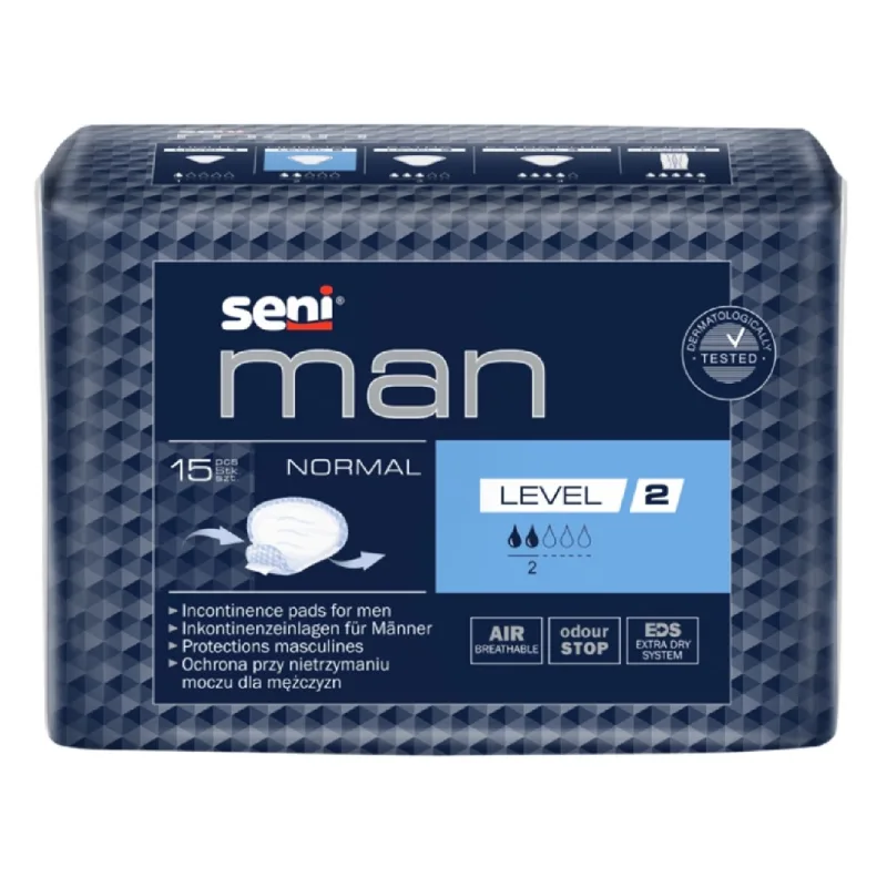 Absorbante urologice Normal, Man, 15 bucati, Seni — preț și oferte