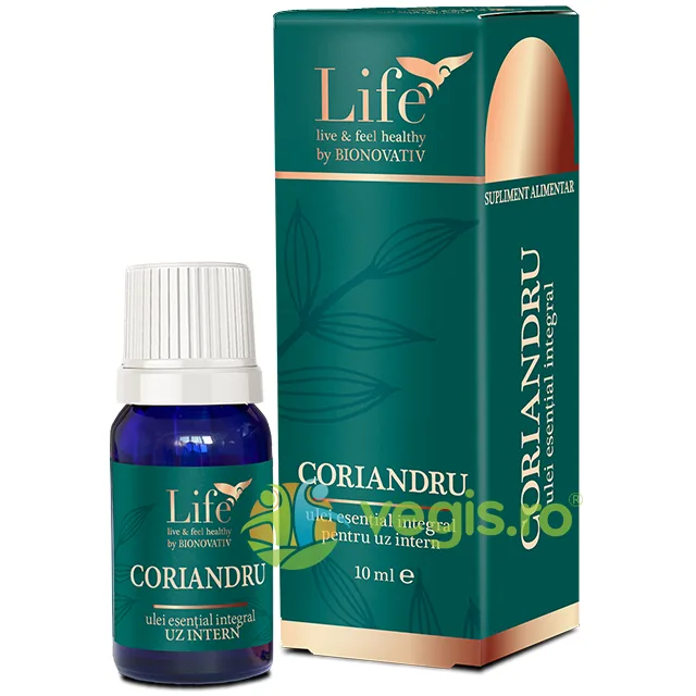 Ulei Esential Integral de Coriandru pentru Uz Intern 10ml BIONOVATIV — preț și oferte