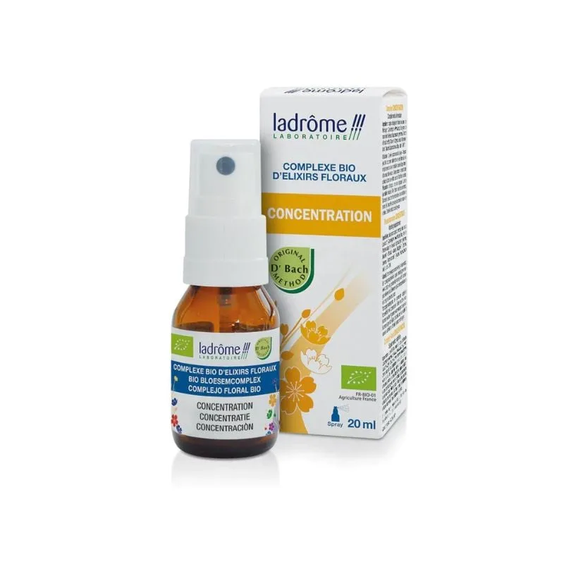 Complex bio din elixiruri florale Bach Concentrare, 20 ml, Ladrome Laboratoire — preț și oferte