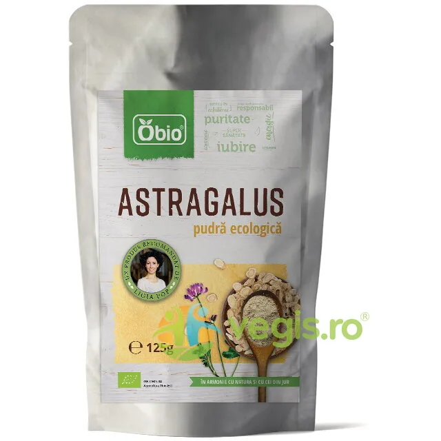 Astragalus Pulbere Raw Ecologica/Bio 125g OBio — preț și oferte