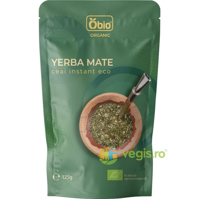 Ceai Yerba Mate Instant Ecologic/Bio 125g OBio — preț și oferte