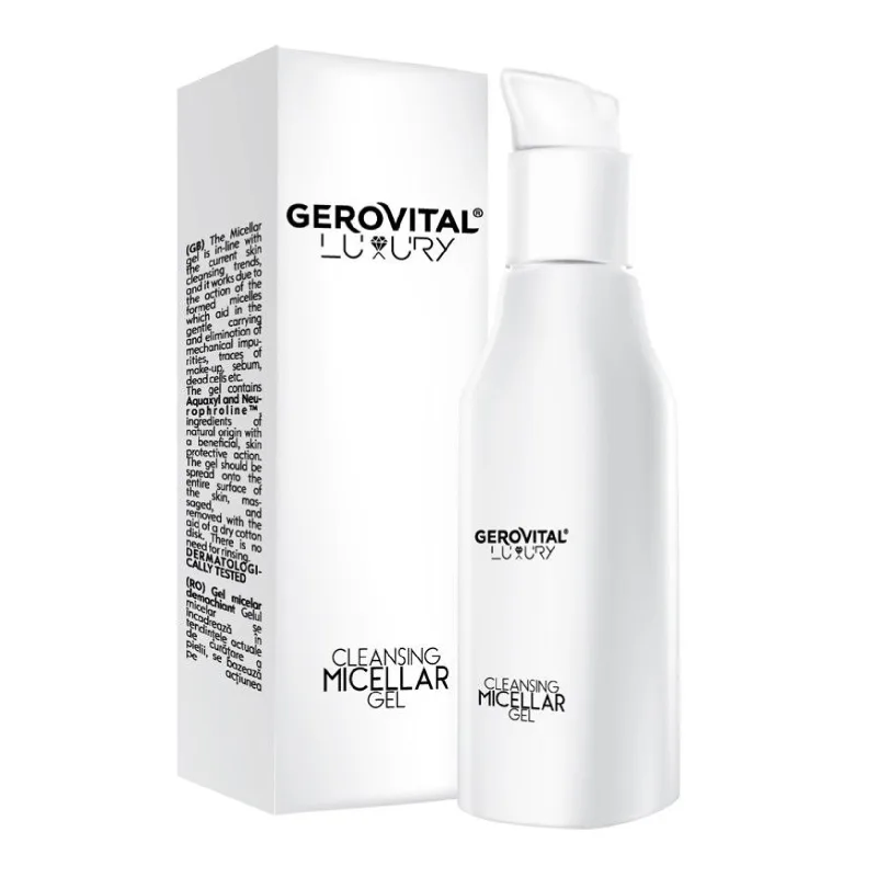 Gel micelar demachiant Luxury, 100 ml, Gerovital FARMEC — preț și oferte